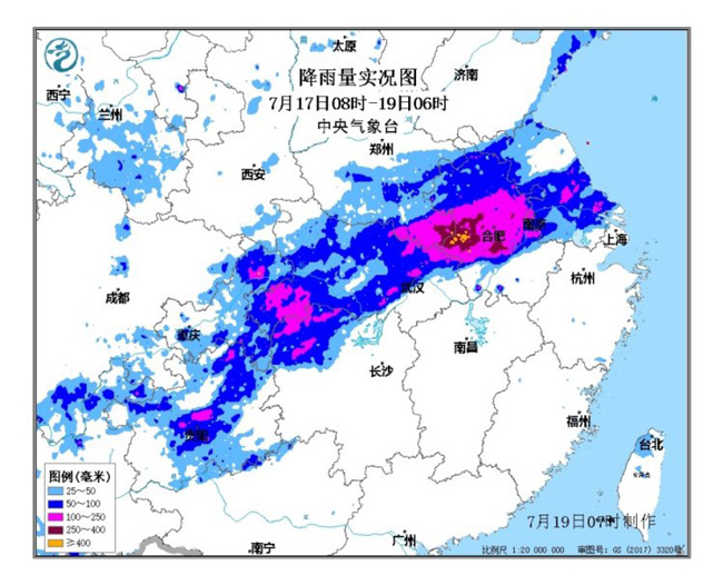 强降雨带横跨南北，东北局地将迎大暴雨