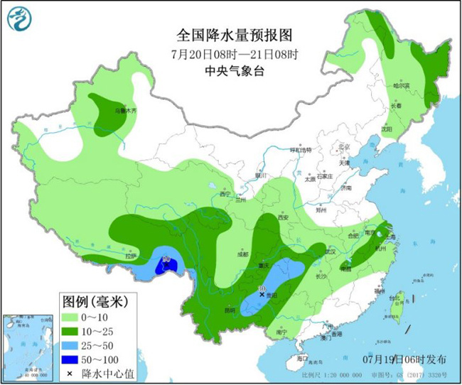 强降雨带横跨南北，东北局地将迎大暴雨