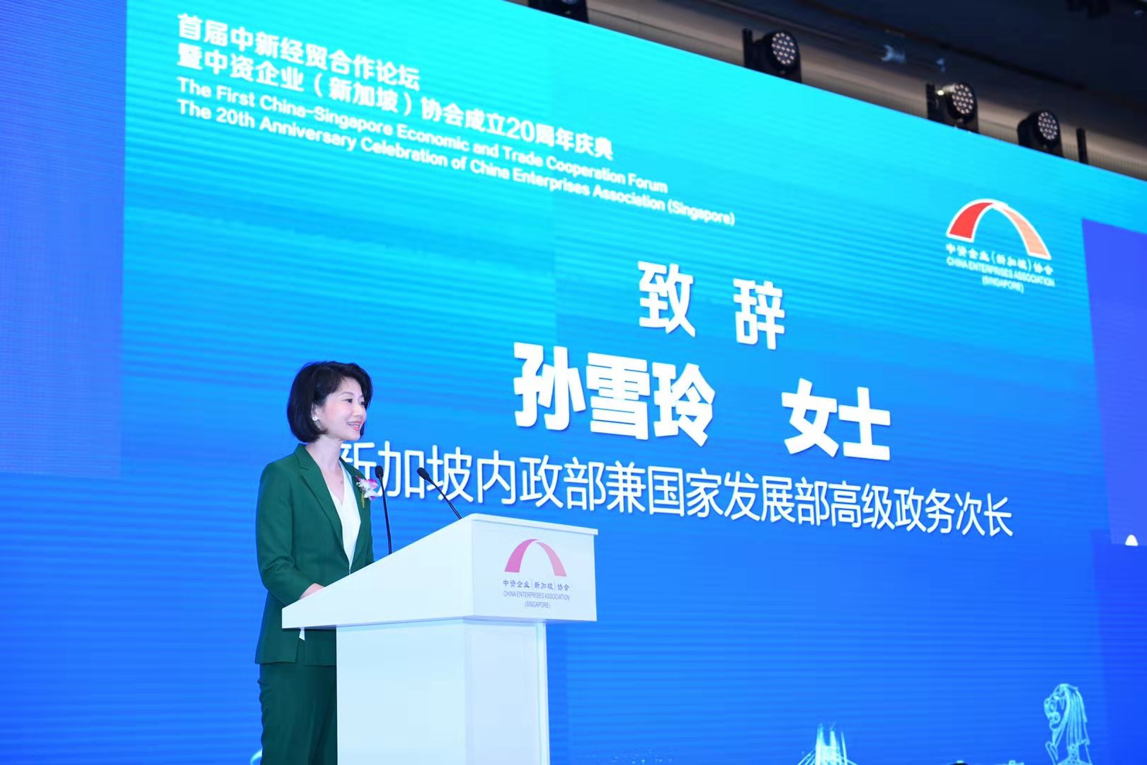 首届中新经贸合作论坛暨中资企业 新加坡 协会成立周年庆典活动成功举办 首届中新经贸合作论坛暨中资企业 新加坡 协会成立周年庆典活动成功举办