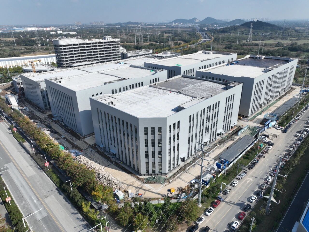 建设中的繁昌新能源汽车核心零部件产业园