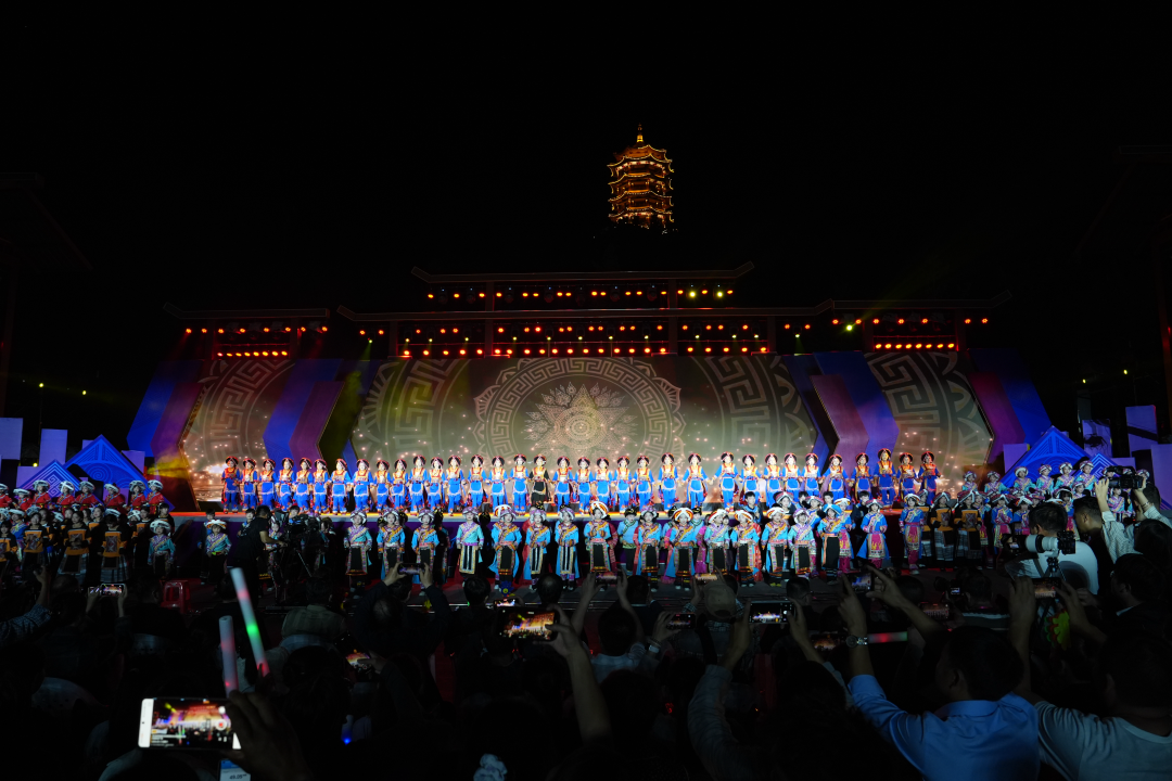全国民族民间舞蹈交流展演暨2026贵州“村舞”活动现场。